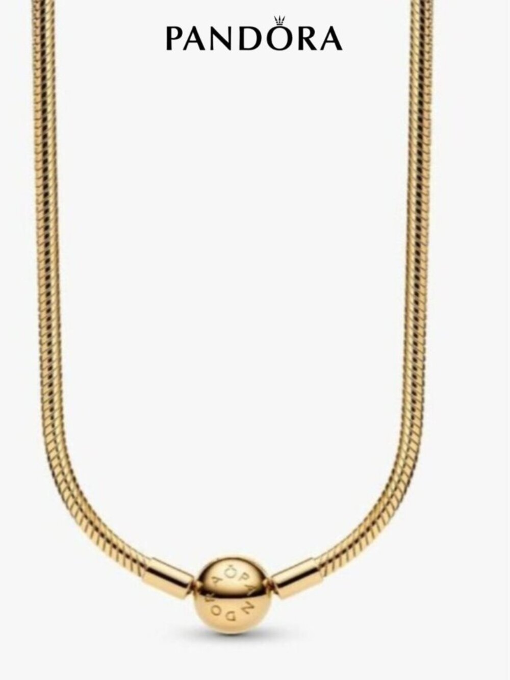 ✅Pandora Moments Snake Chain Necklace